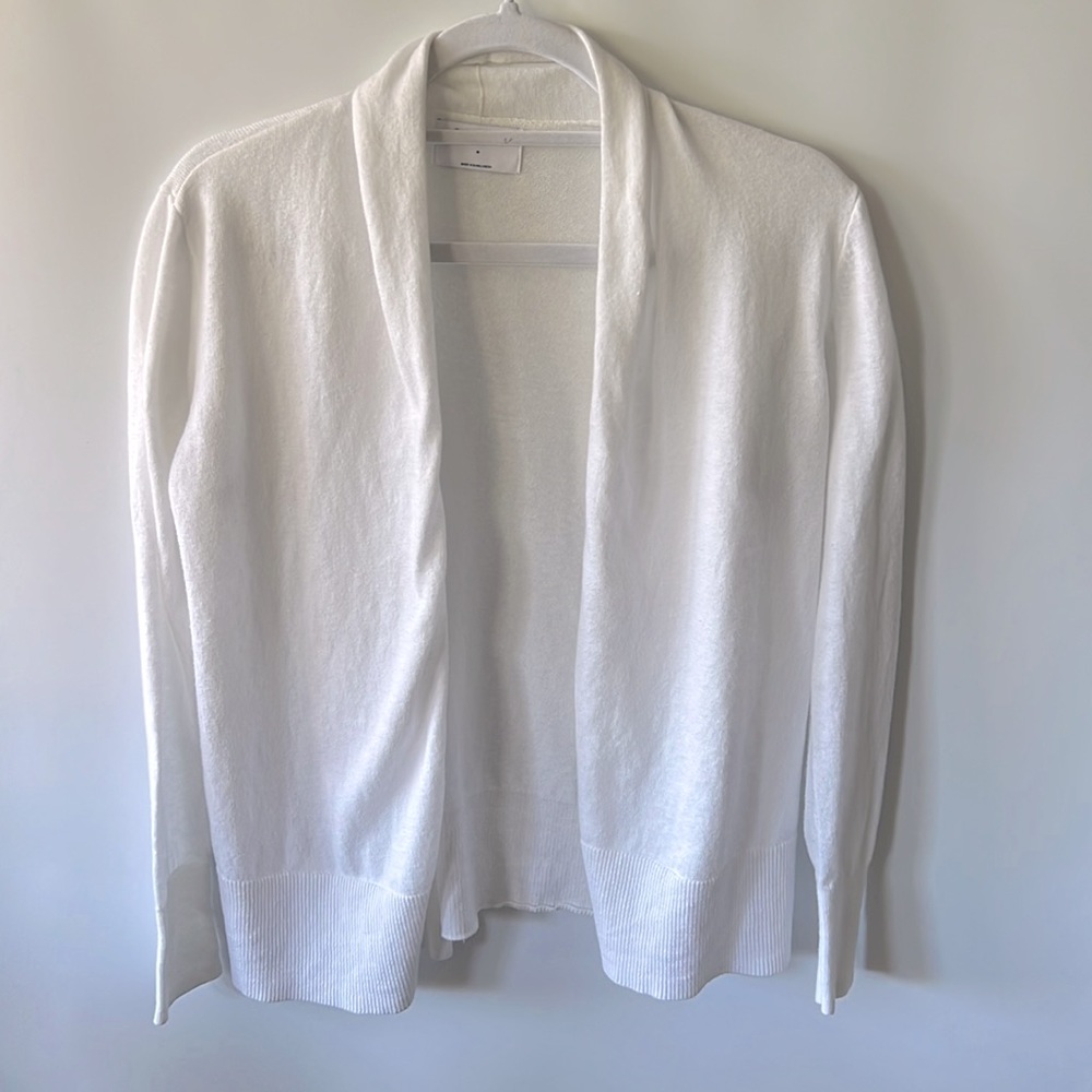 Shawl collar cardigan sweater